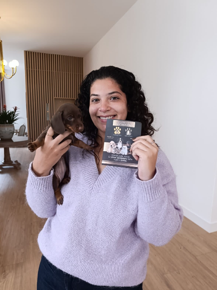 Cliente feliz con su Dachshund 5